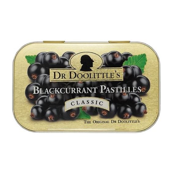 Dr Doolittle's Blackcurrant Classic Pastilles - 25 Count 60g