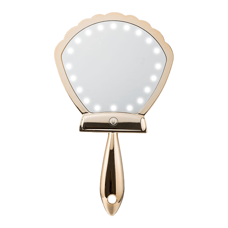 Lurella Cosmetics LED Shell Shock Mirror Handheld Mirror