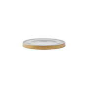 Rosy Rings 5.5" Gilded Glass Coaster for Small Round Botanical Candles Candle Plate