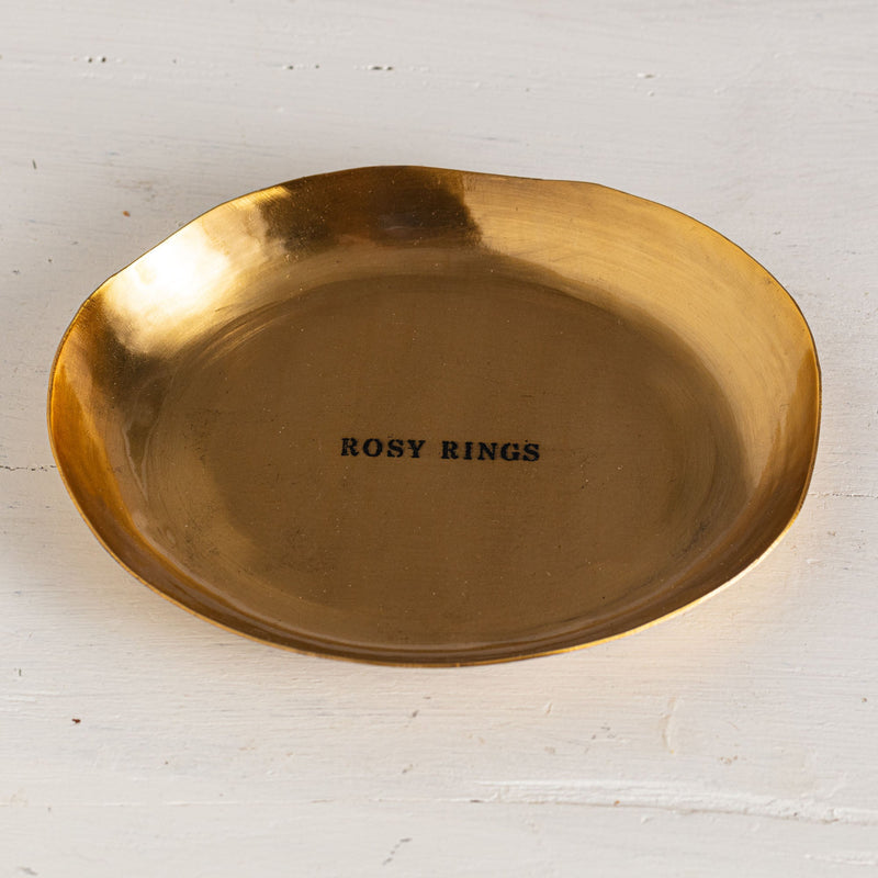 Rosy Rings Petite Botanical Candle Plate Candle Plate