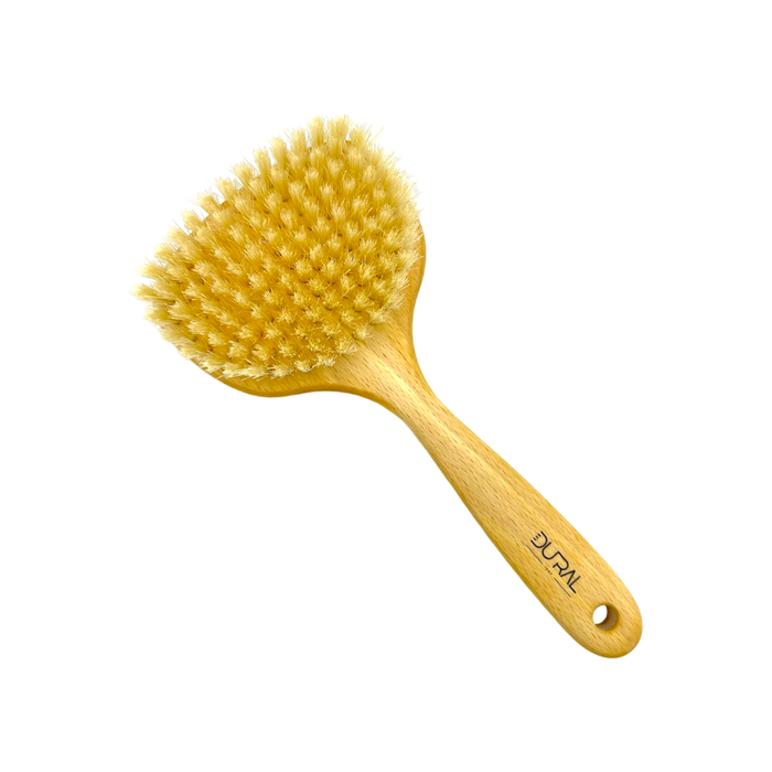 Dural Beech wood sauna & massage brush with pure boar bristles