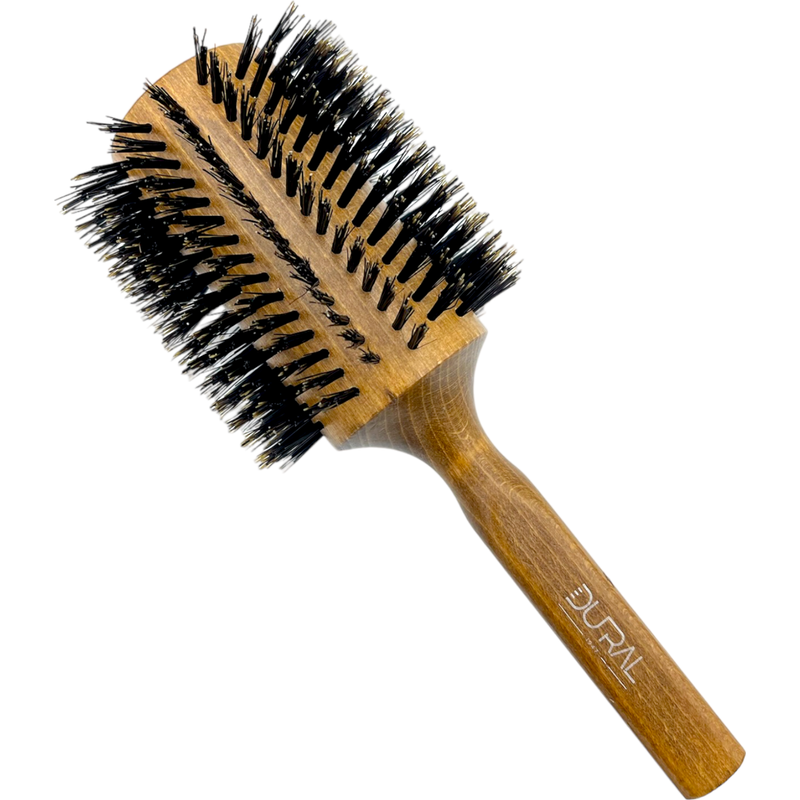 Dural Dural Beech wood Round-Styler hair brush with boral bristles - 18 rows Hair Brush