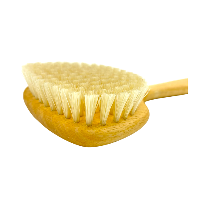 Dural Beech wood sauna & massage brush with pure boar bristles