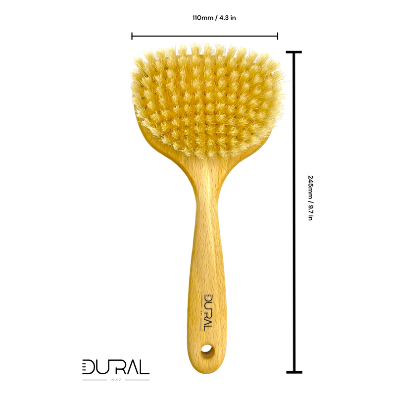 Dural Dural Beech wood sauna & massage brush with pure boar bristles Bathing Accessories