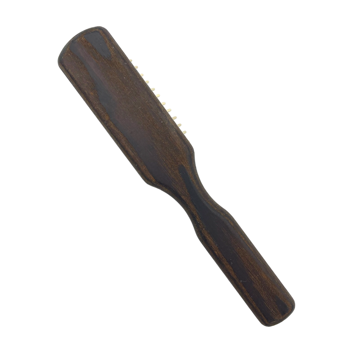 Dural Thermo-Wood rubber cushion hair brush with wooden pins - 5 rows