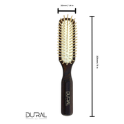 Dural Dural Thermo-Wood rubber cushion hair brush with wooden pins - 5 rows Hair Brush