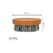 Dural Dural Pear wood beard brush with pure Tampico fiber - 7 rows Beard Brush