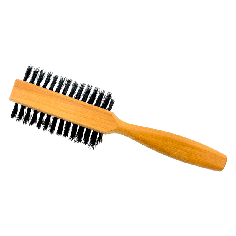Dural Dural Pear wood half round hair brush with boar bristles - 7 rows Hair Brush