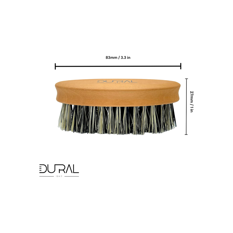 Dural Dural Pear wood beard brush with pure Tampico fiber - Halal compliant & Vegan Beard Brush