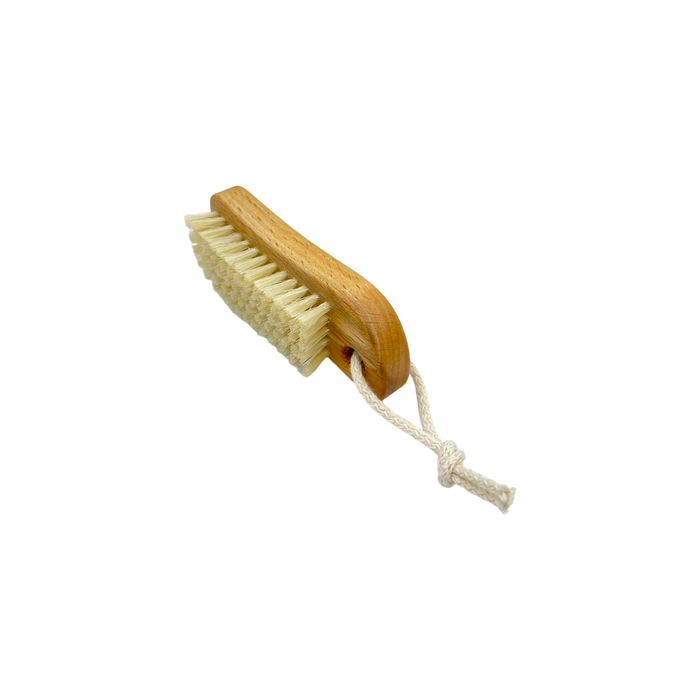 Dural Beech wood ergonomic hand brush with pure natural bristles and cotton cord