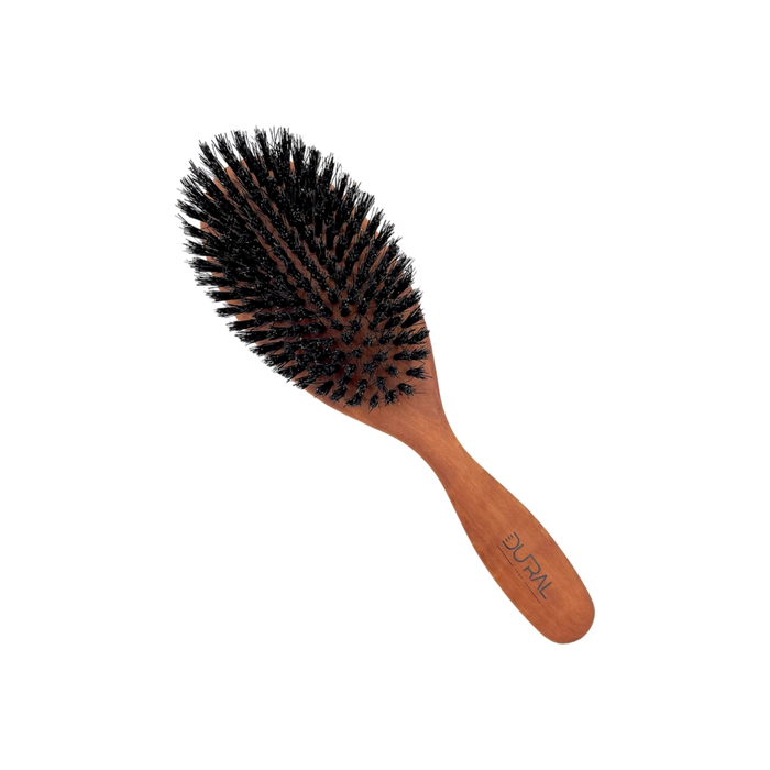 Dural Pear wood hair brush with boar bristles - 10 rows