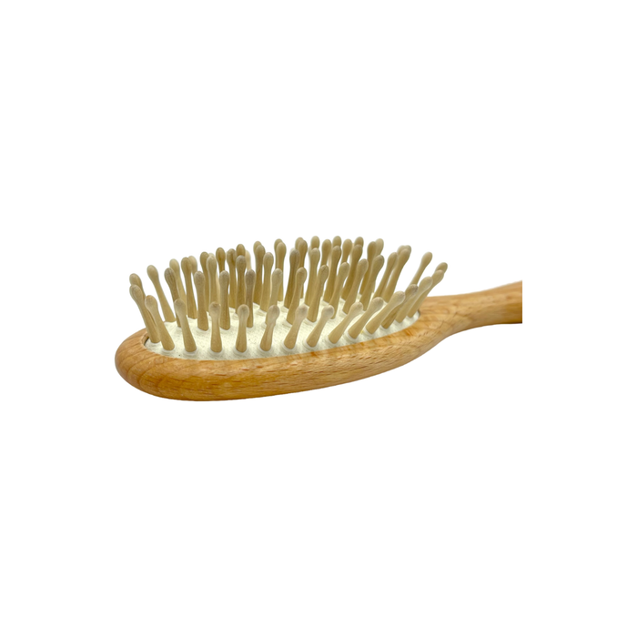 Dural Beech wood rubber cushion hair brush with wooden pins