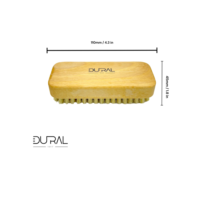 Dural Beech wood craftsman hand & nails brush - 7 rows