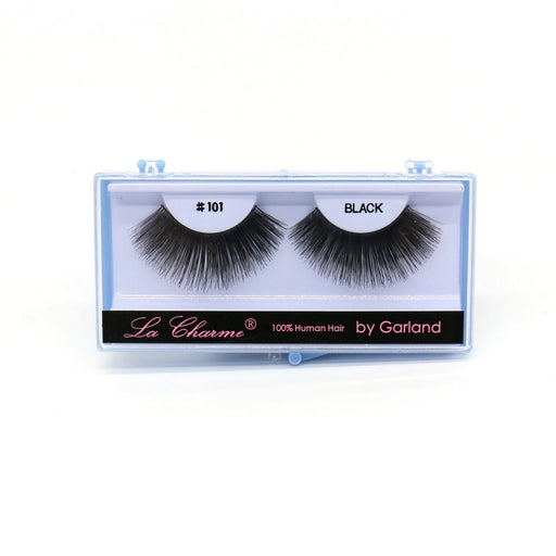 Mill's Beauty Supply Blue Case - Human Hair Eyelash - #101 False Eyelashes