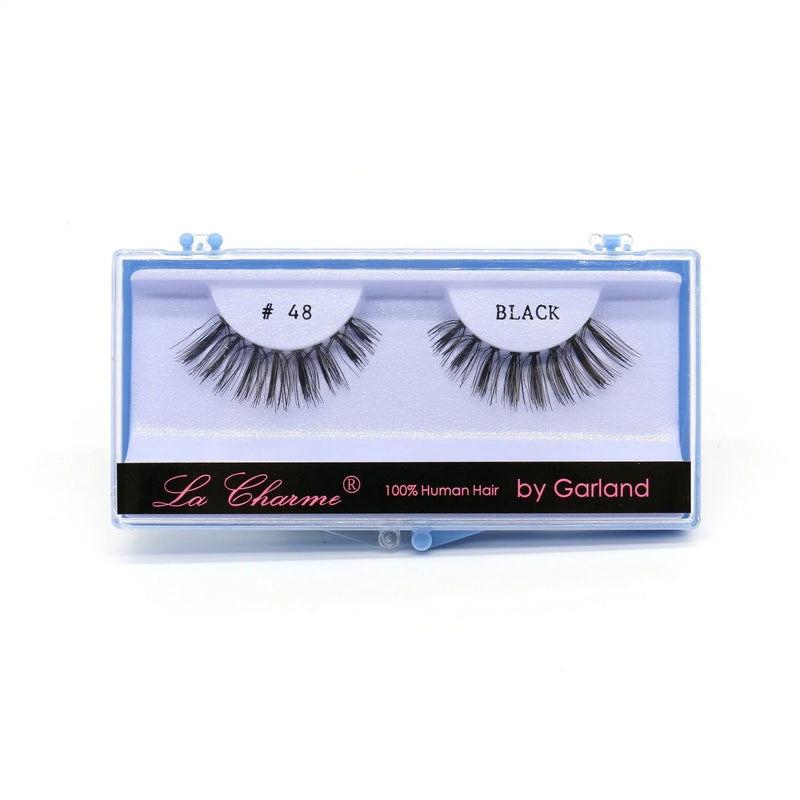 Mill's Beauty Supply Blue Case - Human Hair Eyelash - #48 False Eyelashes