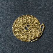 Bids.com Diamond Cut Fancy Links Pendant Chain in 14k Yellow Gold (1.5mm) Necklaces