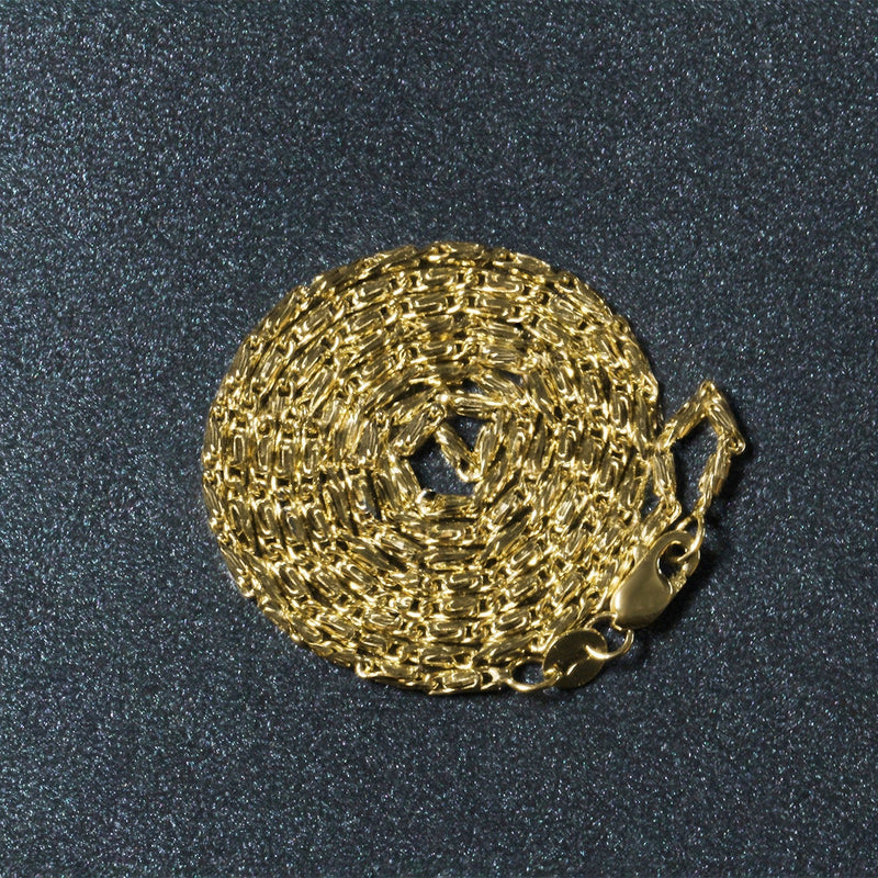 Bids.com Diamond Cut Fancy Links Pendant Chain in 14k Yellow Gold (1.5mm) Necklaces