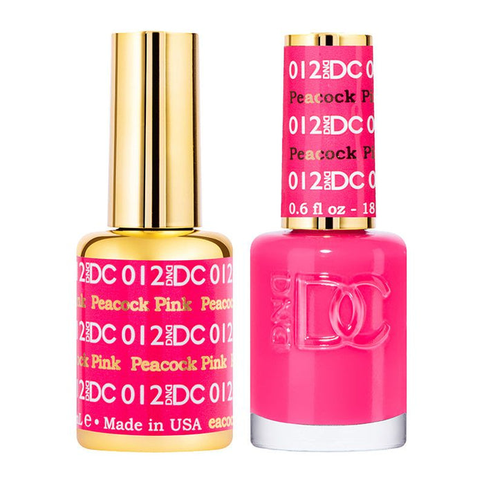 DND DC - Peacock Pink #012 - DC Gel Duo 0.6oz