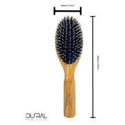 Dural Dural Olive wood rubber cushion hair brush with boar bristles and nylon Hair Brush