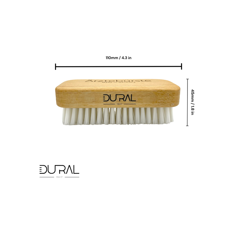 Dural Dural Beech wood hand & nail brush with nylon bristles - 7 rows Hand & Nail Brush