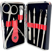 Dural Dural Manicure Pedicure Kit Red SE-202 3oz Manicure Pedicure Kit