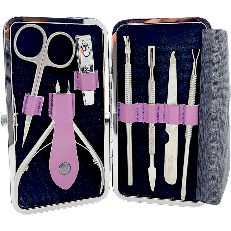 Dural Dural Manicure Pedicure Kit Purple SE-202 3oz Manicure Pedicure Kit Black