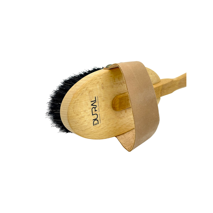 Dural Beech wood ionic body brush - bronze wire & horse hair