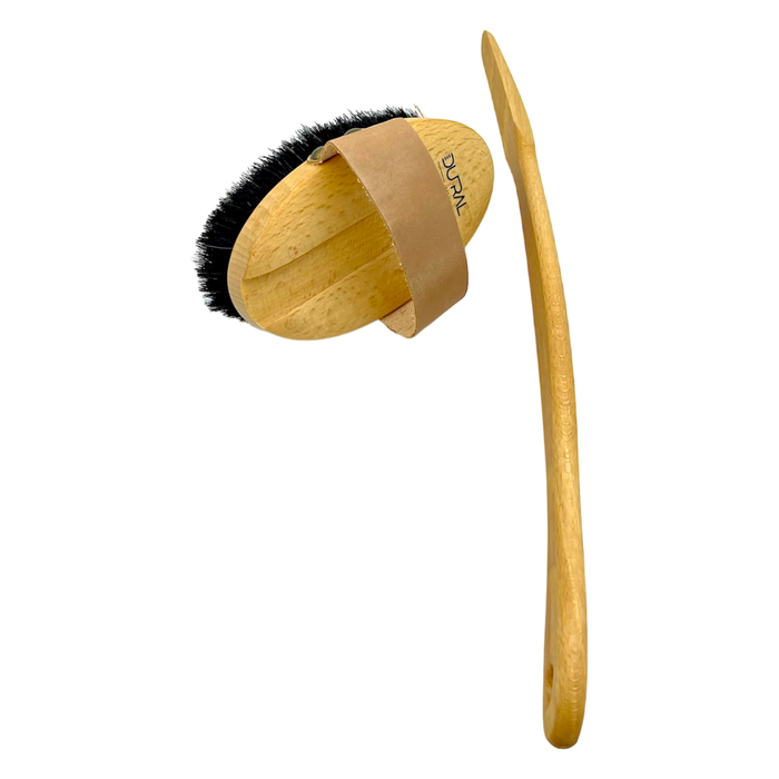 Dural Beech wood ionic body brush - bronze wire & horse hair