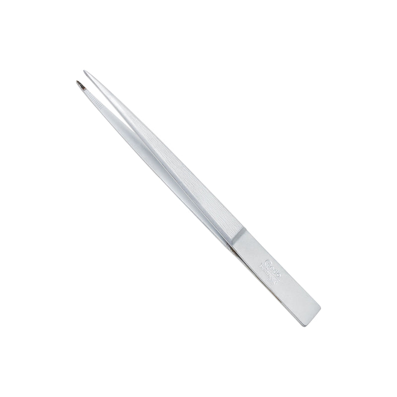 Credo Credo Tweezers Pointed 3"Mat Chromium Blister - 16 Oz Cosmetics