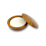 Simpsons Simpsons Large Wooden Soap Bowl with Shaving Soap Shaving Soap Bowl