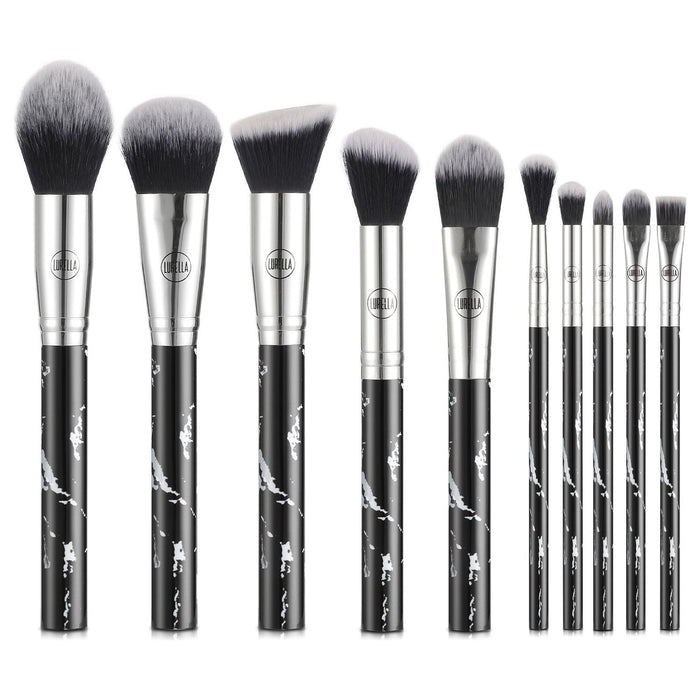 Lurella Cosmetics - Deluxe Marble Brush Set