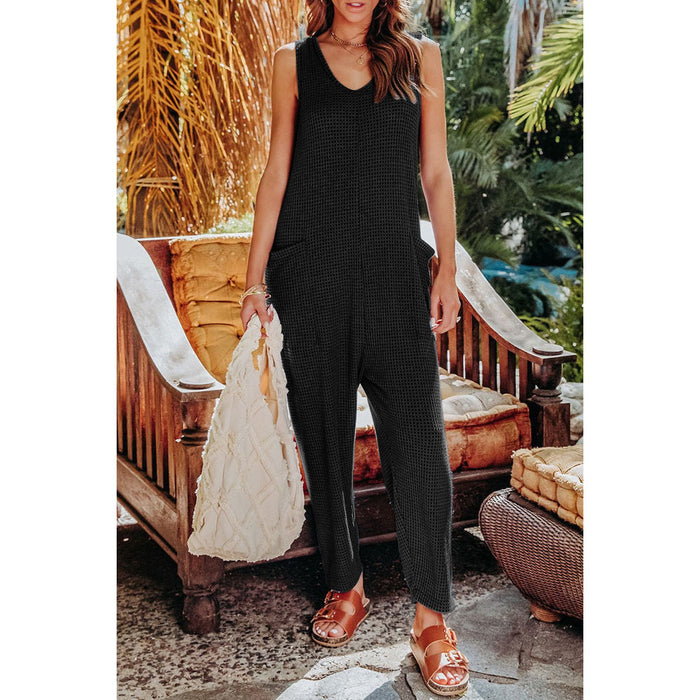 Double Take Sleeveless Straight Jumpsuit