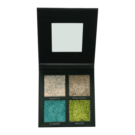 Prolux Cosmetics Ultra Light Pressed Glitter Palette glitter