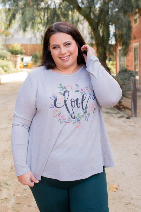 Encompassed in Love Long Sleeve Tunic