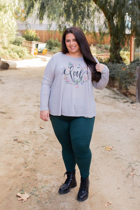 Encompassed in Love Long Sleeve Tunic