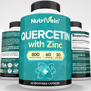 Nutrivein Quercetin With Zinc - 60 Capsules M6-W6D5-W1ZN