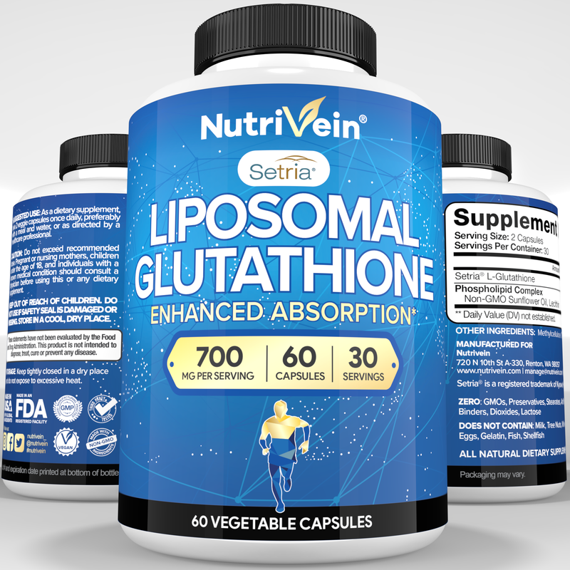 Nutrivein Liposomal Glutathione Setria® 700mg - 60 Capsules N0-NI0L-9A0H