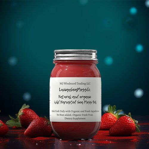 MG Windward Trading LLC Organic Fresh Fruit Infused Sea Moss Gel 26 Flavor Choices! Fruit Infused Sea Moss Gel