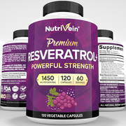 Nutrivein Resveratrol - 120 Capsules RP-IIR3-VE7F