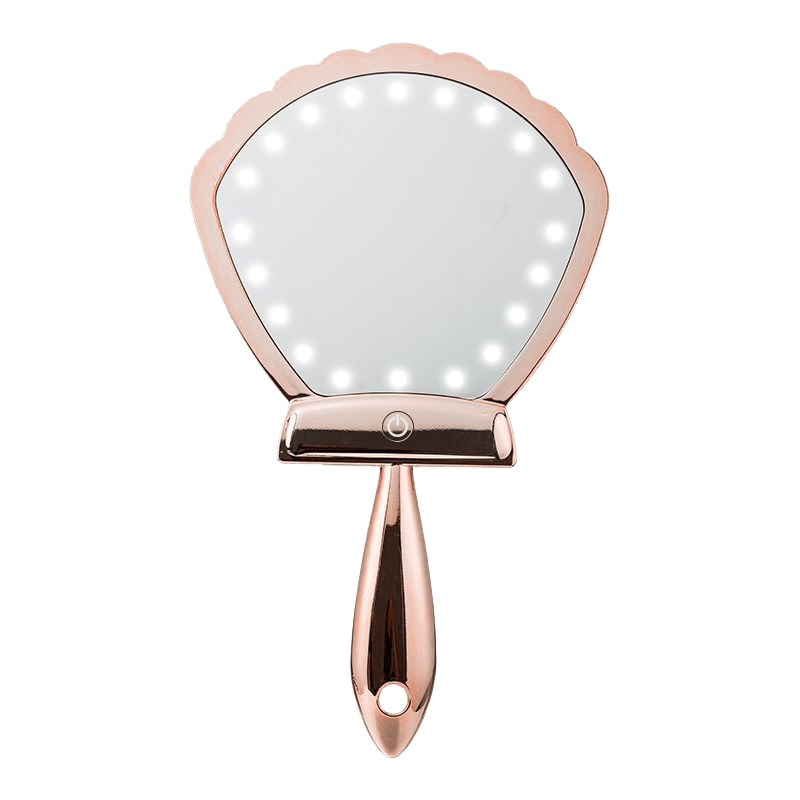 Lurella Cosmetics LED Shell Shock Mirror Handheld Mirror