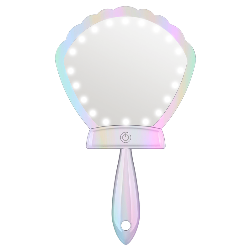 Lurella Cosmetics LED Shell Shock Mirror Handheld Mirror