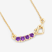 Bids.com 0.24 Carat Genuine Amethyst .925 Sterling Silver Necklace Necklaces