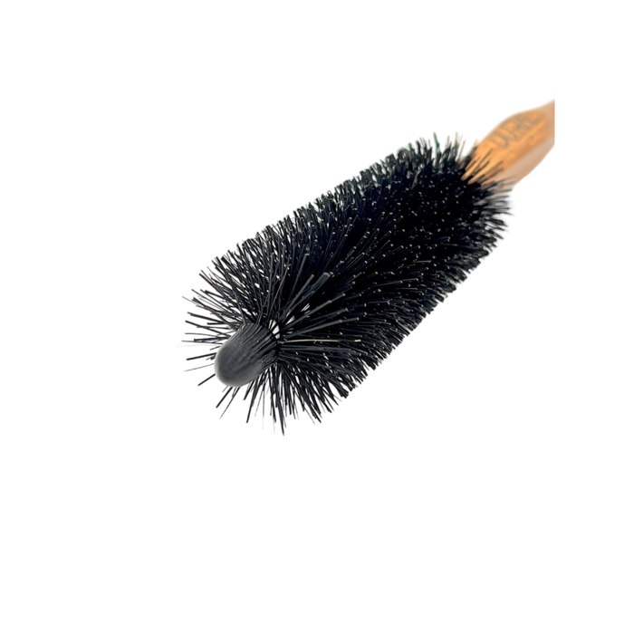 Dural Beech wood curling hair brush with mixed bristles