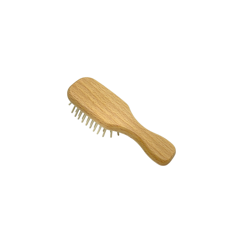 Dural Dural Beech wood rubber cushion mini hair brush with wooden pins Hair Brush