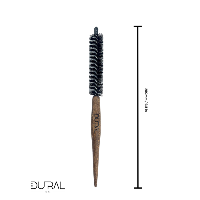 Dural Beech wood curling hair brush with mixed bristles