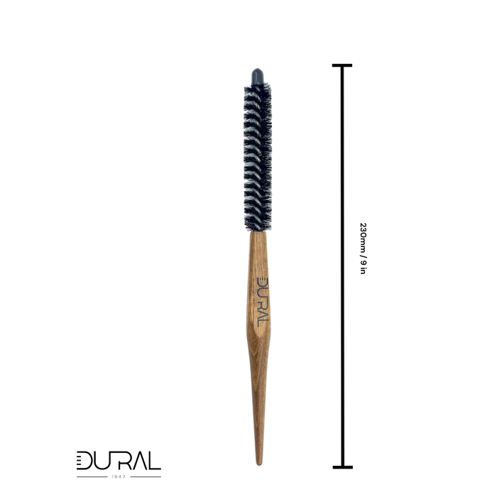 Dural Beech wood curling hair brush with boar bristles