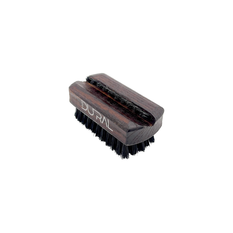 Dural Dural Thermo ash wood travel size nail brush with black natural bristles Nail Brush