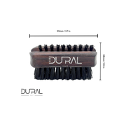 Dural Dural Thermo ash wood travel size nail brush with black natural bristles Nail Brush