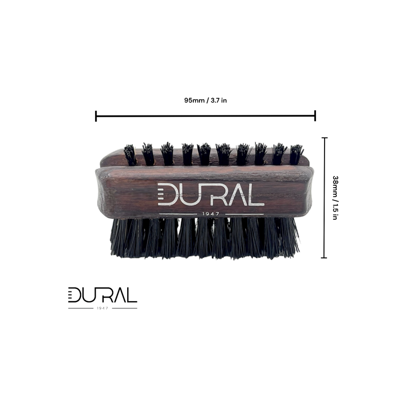Dural Dural Thermo ash wood travel size nail brush with black natural bristles Nail Brush