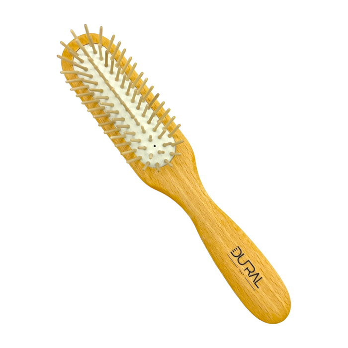 Dural Beech wood rubber cushion hair brush with wooden pins